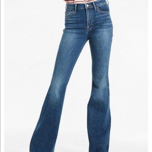 Joe's Jeans High Rise Flare leg stretch denim blue